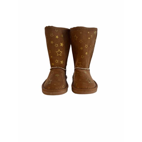 Airwalk Toddler Cognac w/ Stars Emma Winter Boots- Size 6 - Picture 5 of 7